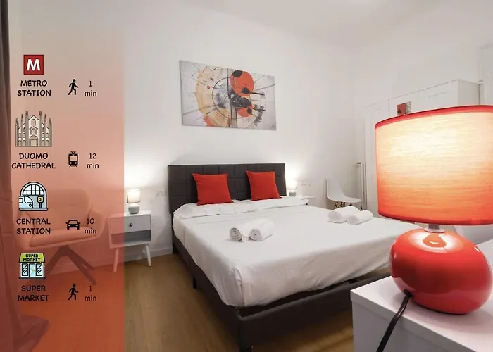Modern 2br 2ba Metro Access 12min Duomo * Milán